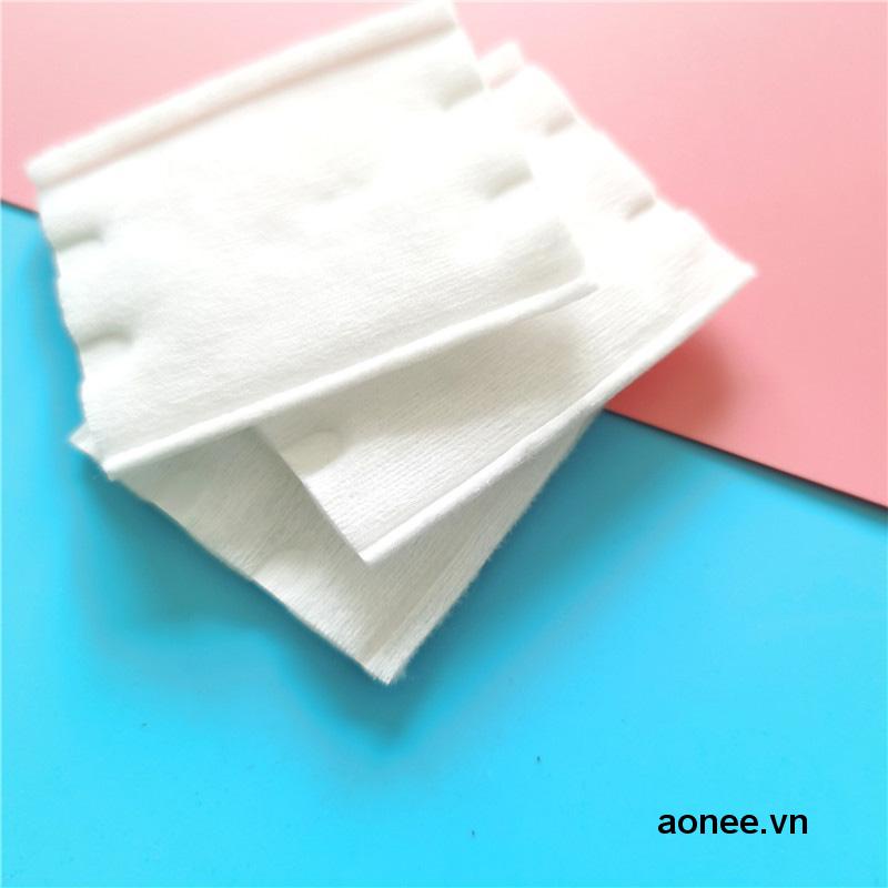✨✨Bộ 50 miếng bông tẩy trang 2 mặt hình chữ nhật màu trắng