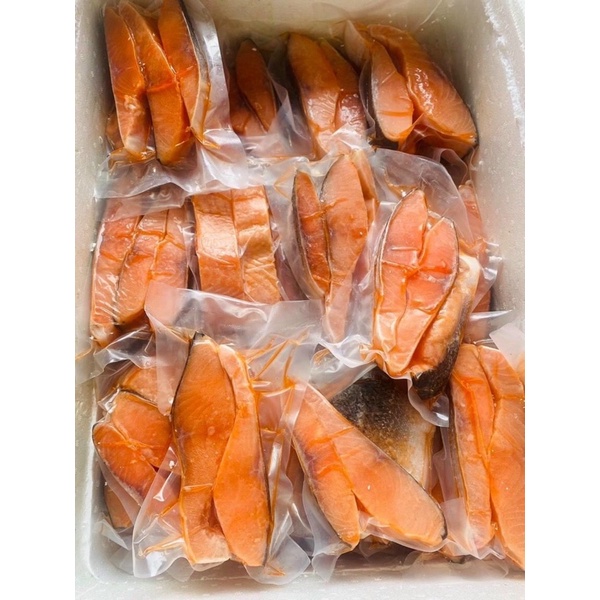 [HỎA TỐC SG] Cá hồi Nauy phile tươi ngon chất lượng 500g