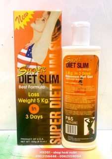 Kem tan mỡ bụng Super Diet Slim