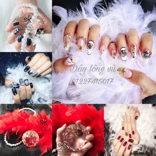 Combo thảm lông chụp nails siêu hot