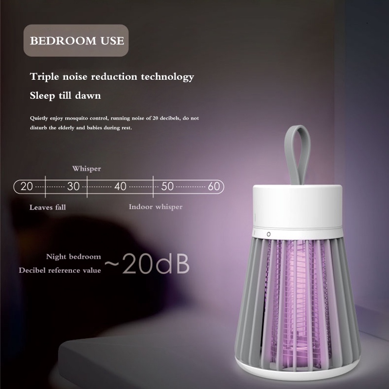 Chargable Anti Mosquito Killer Lamp / UV Night Light USB Insect Killer / safe baby Mosquito Trap / Insect Killer Repellent  USB Lamp indoor