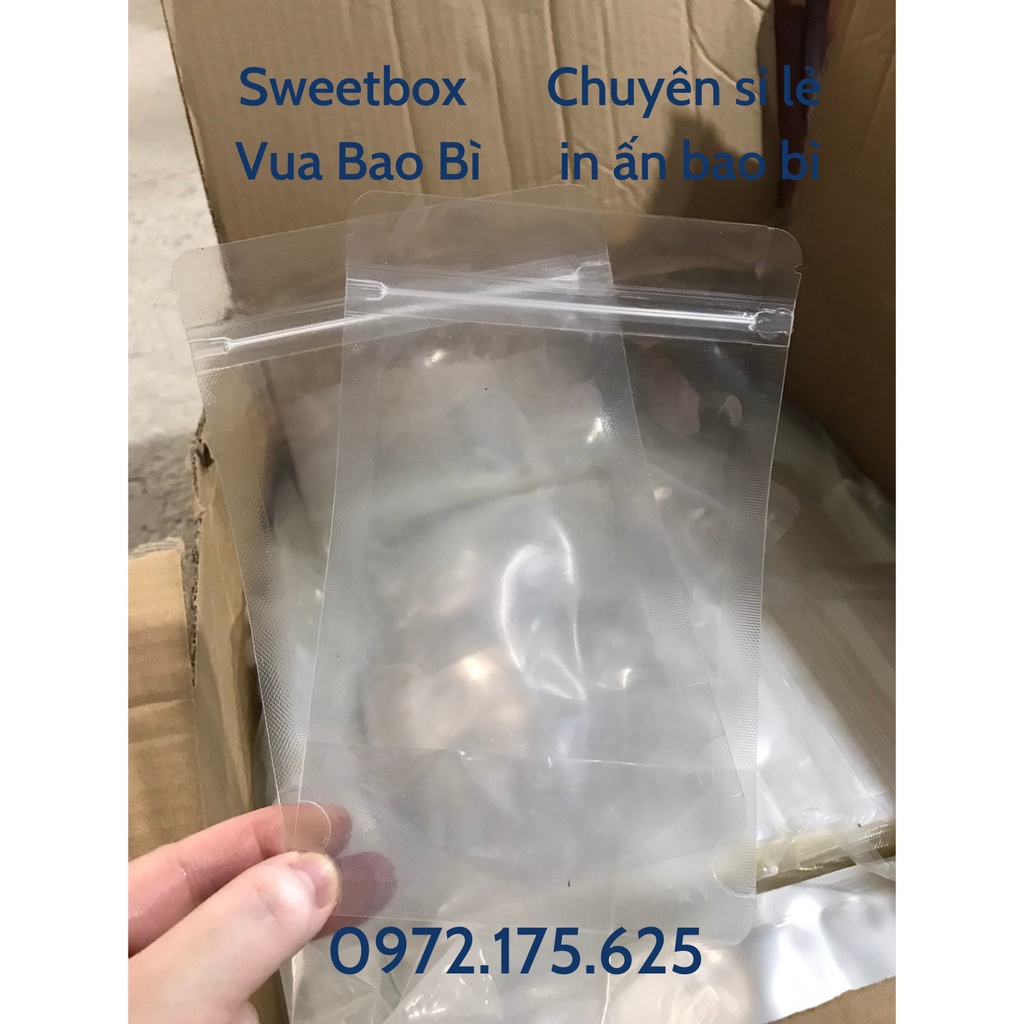 Túi Zip Trong Suốt 2 Mặt, 1Kg Túi Zip Trong Đáy Đứng Loại 1 - Giá Tại Xưởng