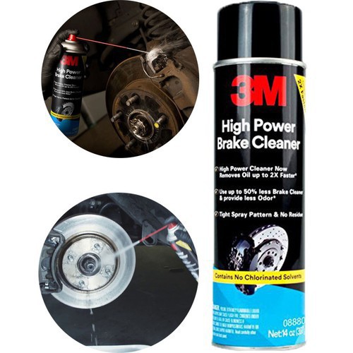 Dung dịch tẩy rửa phanh thắng ôto 3M 08880 High Power Brake Cleaner 396g chamsocxestore