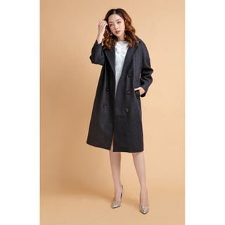 Áo khoác dạ dài tay măng tô dài - 20Again