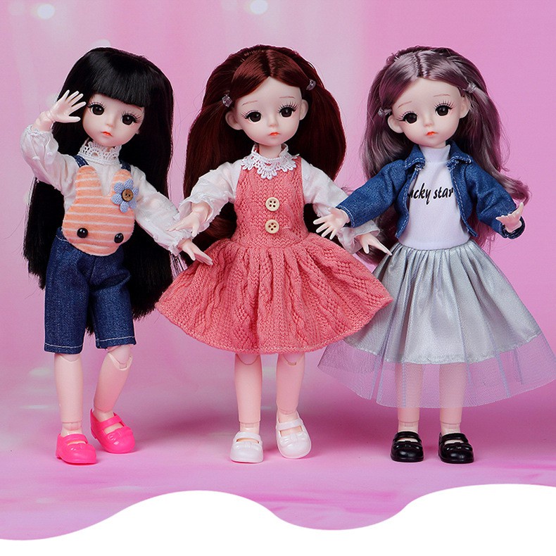 Búp Bê Luli 22 Khớp 28 cm BJD 1/8 Nude Dolls 2019( kèm quần áo và giày)