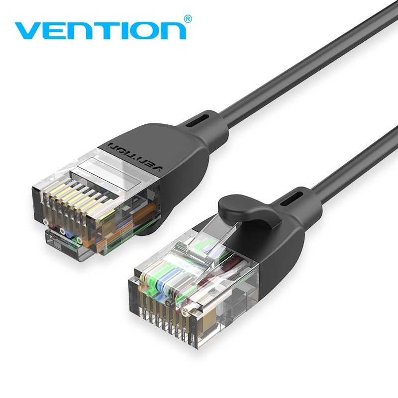 Cáp Ethernet Vention Cat6A 10Gbps UTP RJ 45 Slim Ethernet Patch Cable Cat6 A Dây vá tương thích cho 