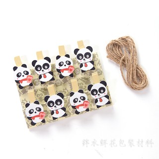SET KẸP GỖ TRANG TRÍ ( tặng dây dù tùy mẫu)