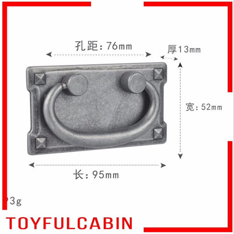 Tay Nắm Cửa Tủ Quần Áo / Ngăn Kéo Hình Tròn Phong Cách Retro