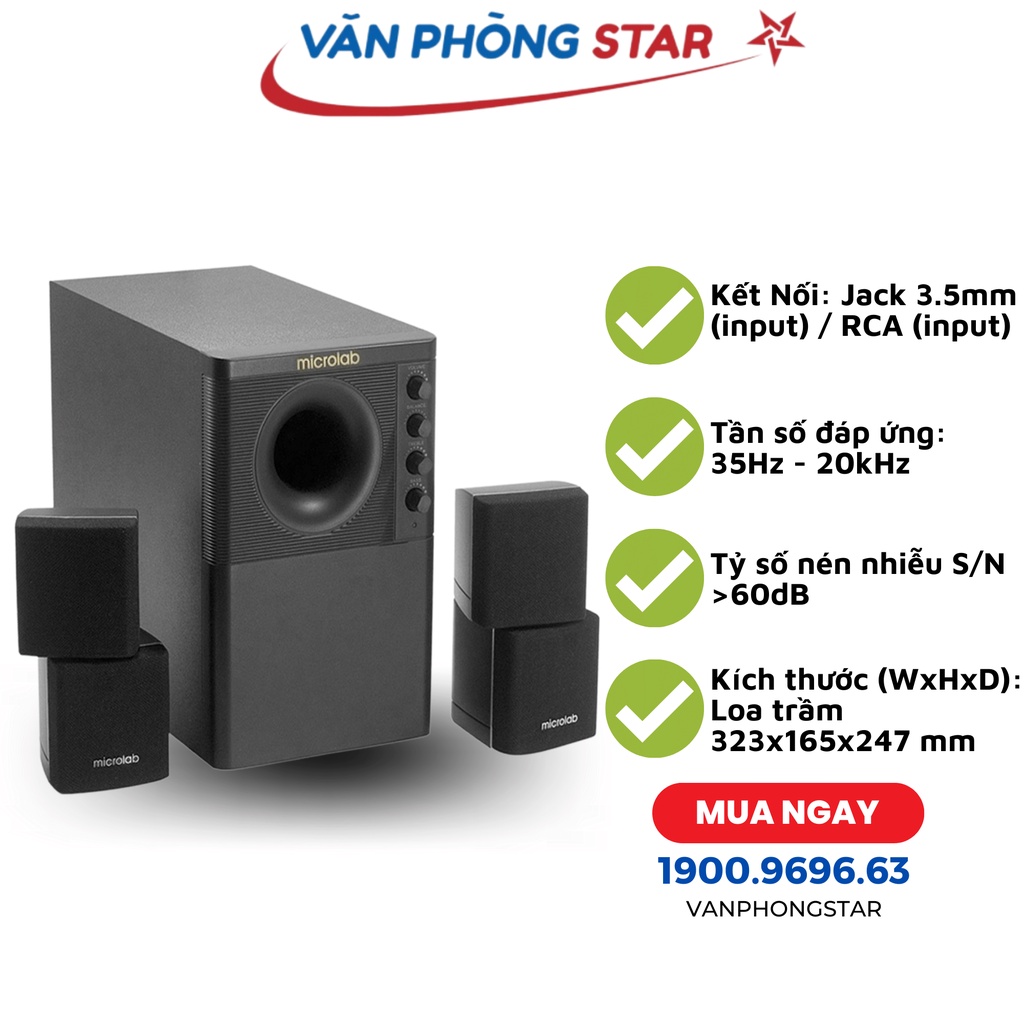 Loa Microlab X2 - 2.1 chính hãng