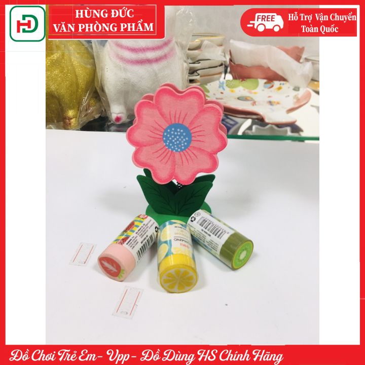 Tẩy hoa quả DELI tâỷ cực sạch tẩy bút chì 01400, sản phẩm đẹp mắt, không gây độc hại