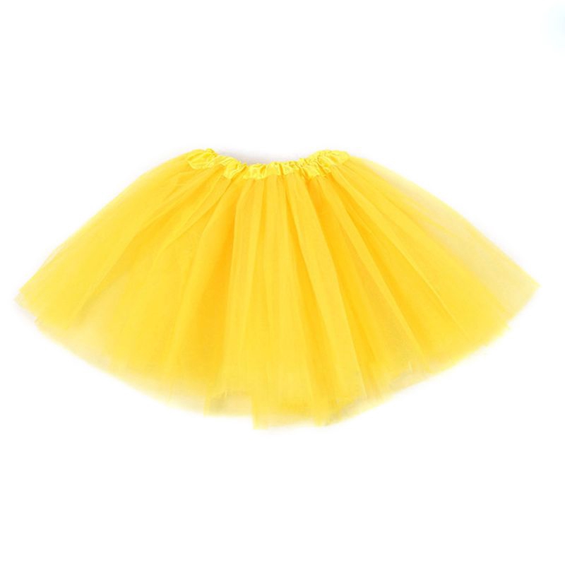 Chân Váy Xoè Tutu Màu Trơn Cho Bé Gái