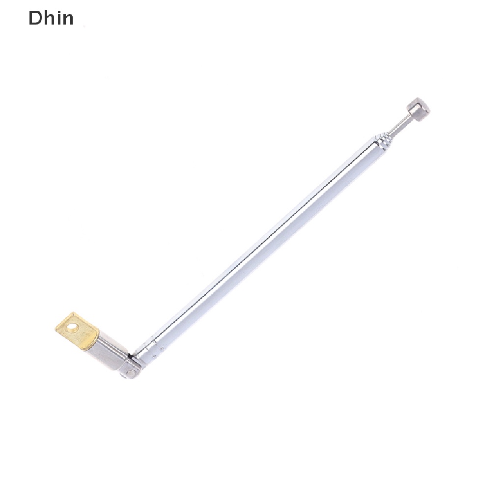1 Ăng Ten Radio AM FM Thu Gọn 5 Khúc Bằng Thép Không Gỉ 37cm