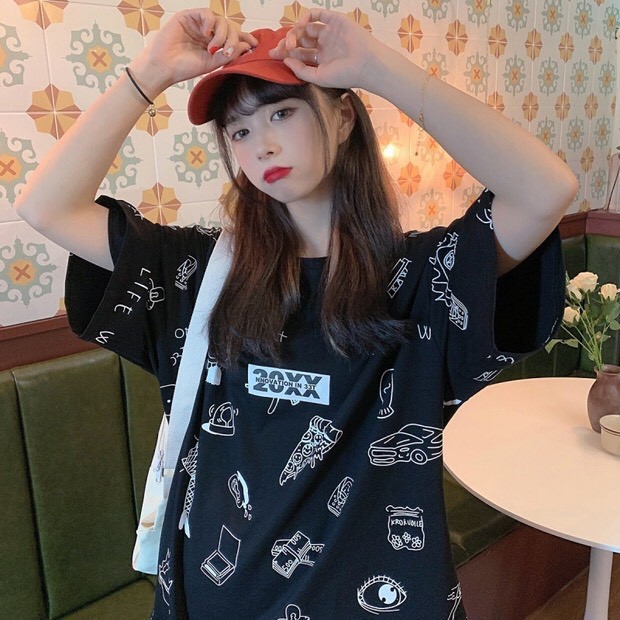 [ Có Ảnh Thật ] Áo thun tay lỡ form rộng - phông nam nữ oversize - T shirt 20xx b - 2N Unisex