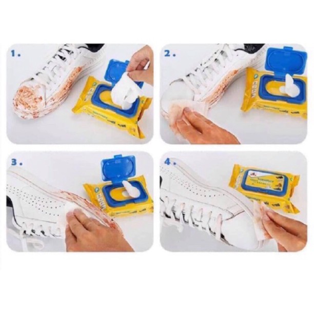 Giấy lau giầy thần thánh Sneaker( gói 30 tờ)