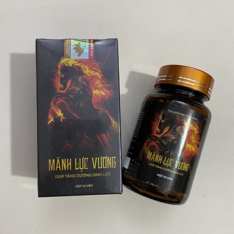Viên uống bổ thận nam MÃNH LỰC VƯƠNG giúp tăng cường sinh lý nam giới hỗ trợ bổ thận tráng dương