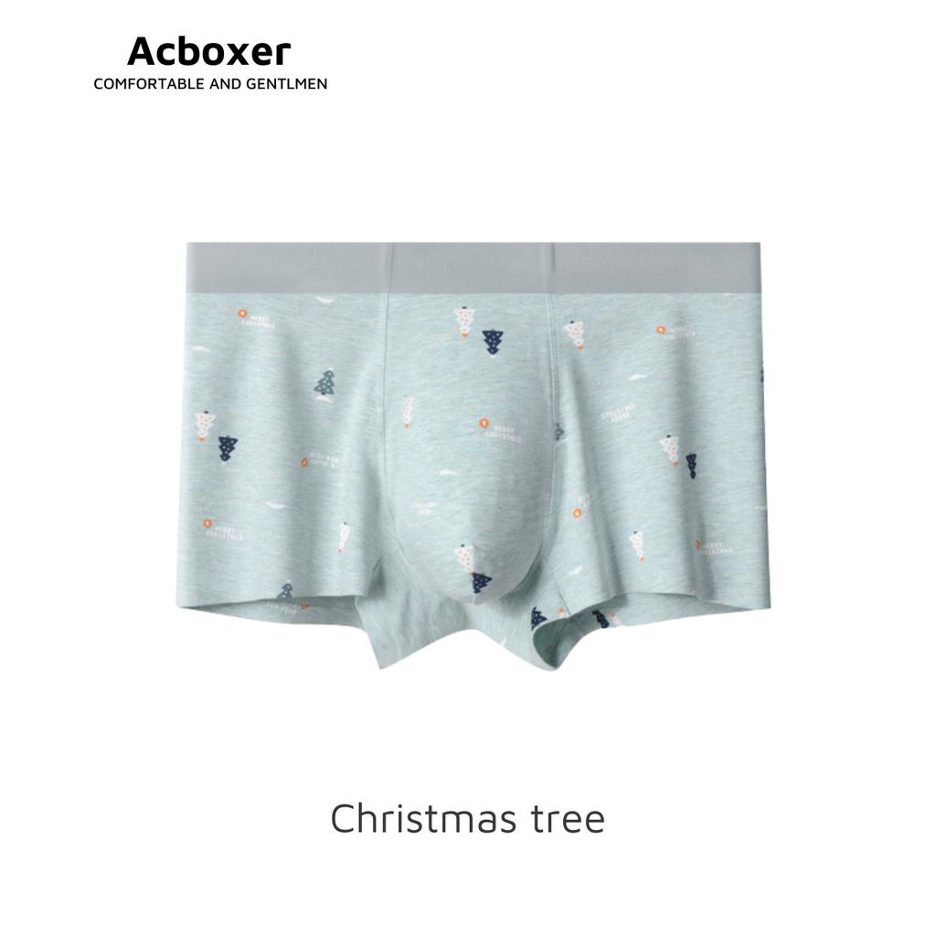 Quần sịp đùi nam boxer vải Modal  in họa tiết cạp đúc không đường may mềm mại thoáng khí ACBX22