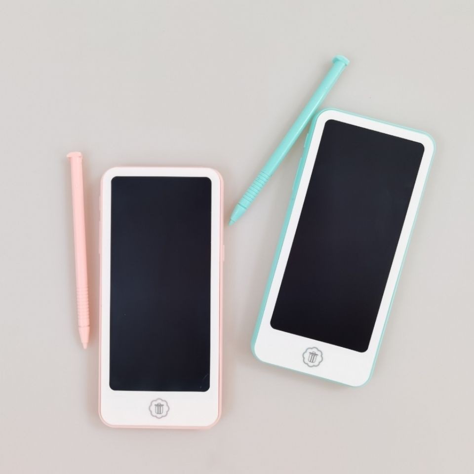 Trẻ em bảng vẽ điện thoại di động bảng viết tay LCD bảng vẽ graffiti bảng viết bảng viết màn hình khóa màn hình khóa có