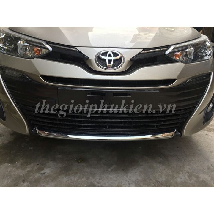 Ốp cản trước Toyota Vios 2019 -2022 mạ Crom( hàng cao cấp)