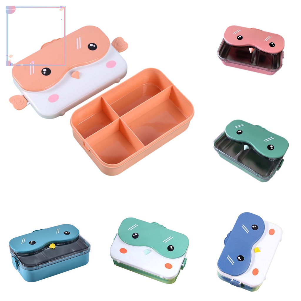 Hộp cơm Giữ Nhiệt 3 Màu Kèm Đũa Chống Bụi Cho Văn Phòng