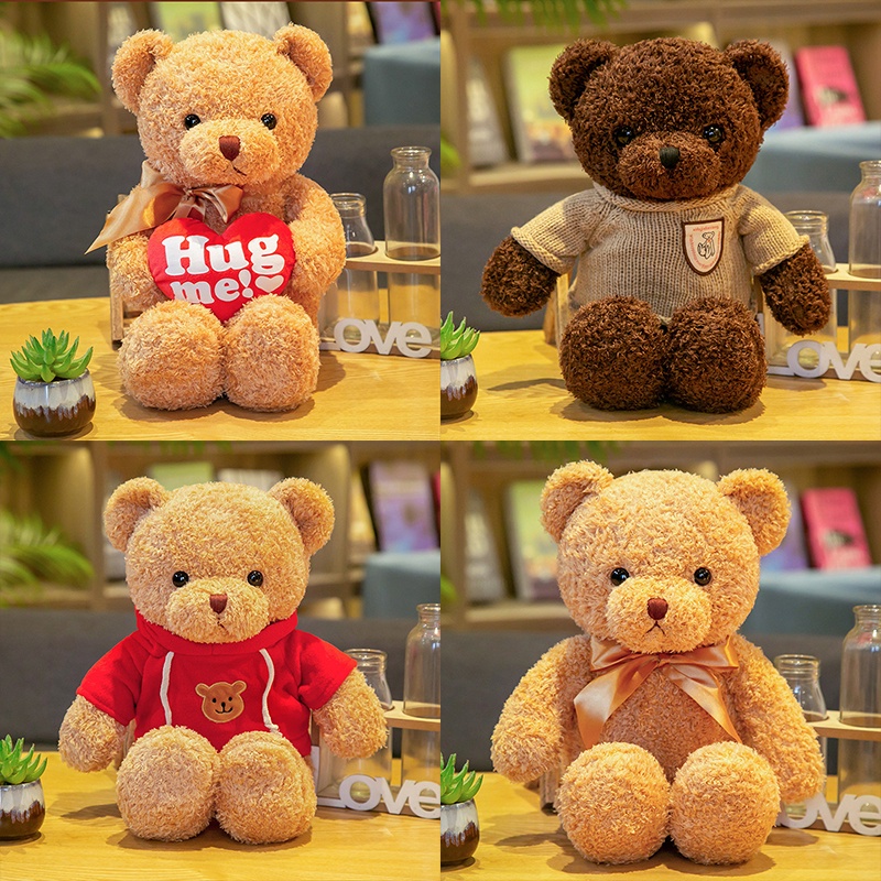 Gấu Teddy Nhồi Bông Dễ Thương Kích Thước 30/40/50cm