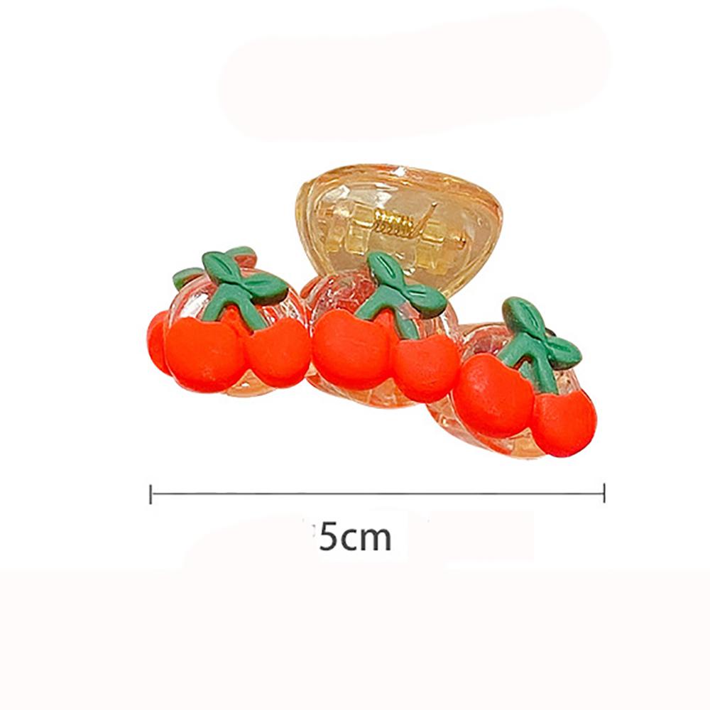 Kẹp Tóc Càng Cua Đính Hoa Bằng Nhựa Resin Thời Trang Đáng Yêu Cho Nữ WMES15H