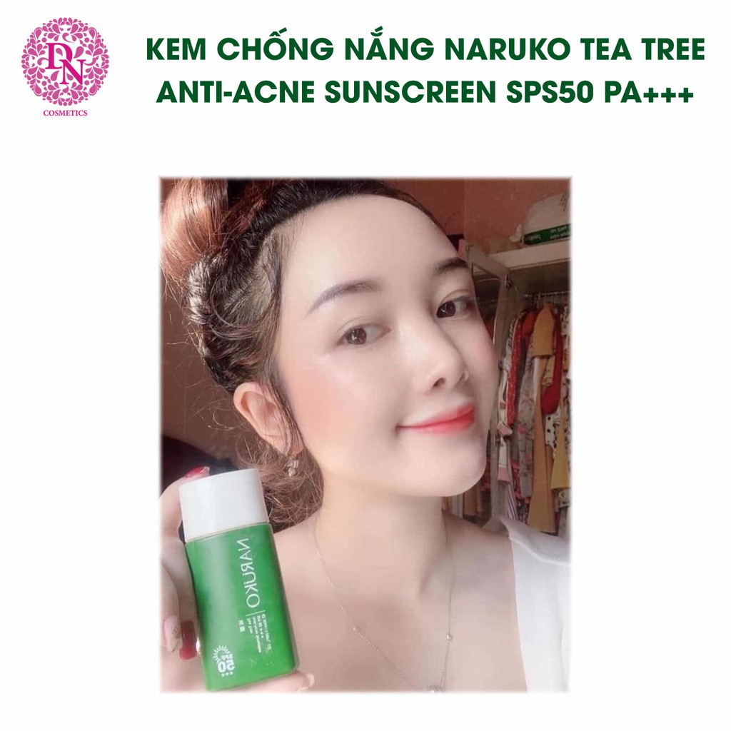 Kem chống nắng Naruko Tea Tree Anti-Acne Sunscreen SPS50 PA+++