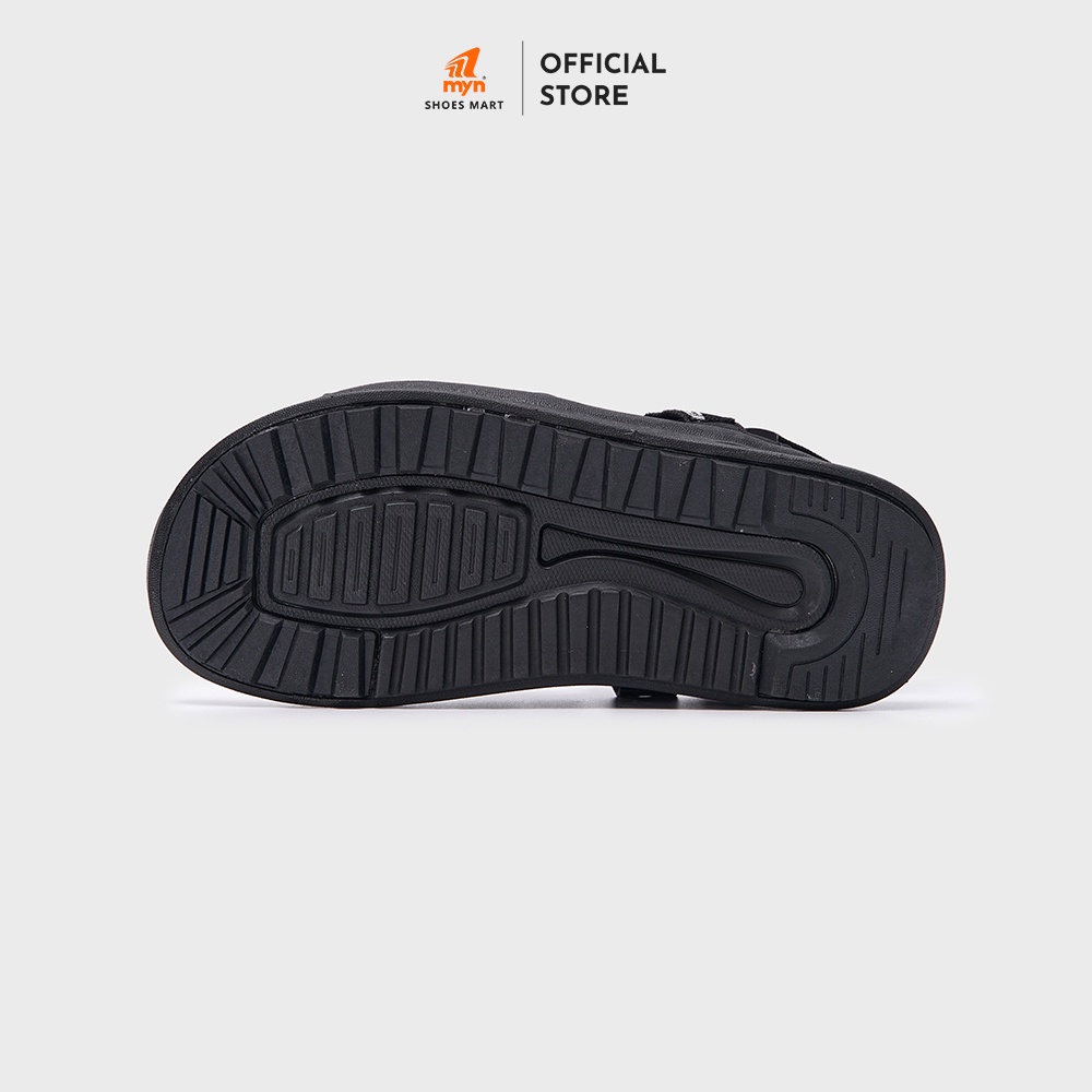 Sandal Unisex ZX 3823 nam nữ ALL BLACK 3 quai khóa cài đế EVA phylon 3 lớp chống mòn, chống trơn