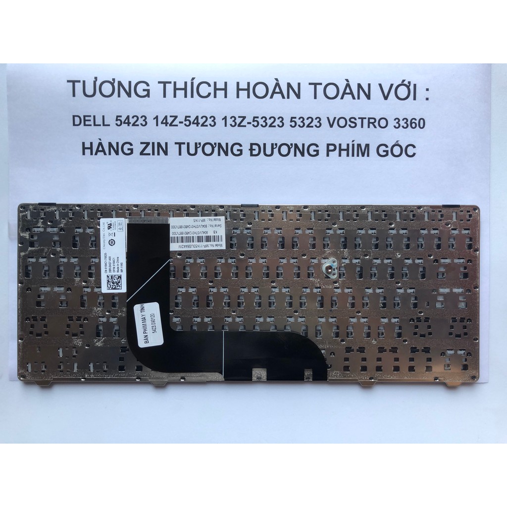 Bàn Phím Laptop Dell 5423 14Z-5423 13Z-5323 5323 VOTRO 3360 Hàng Zin Bảo Hành 12 Tháng Toàn Quốc