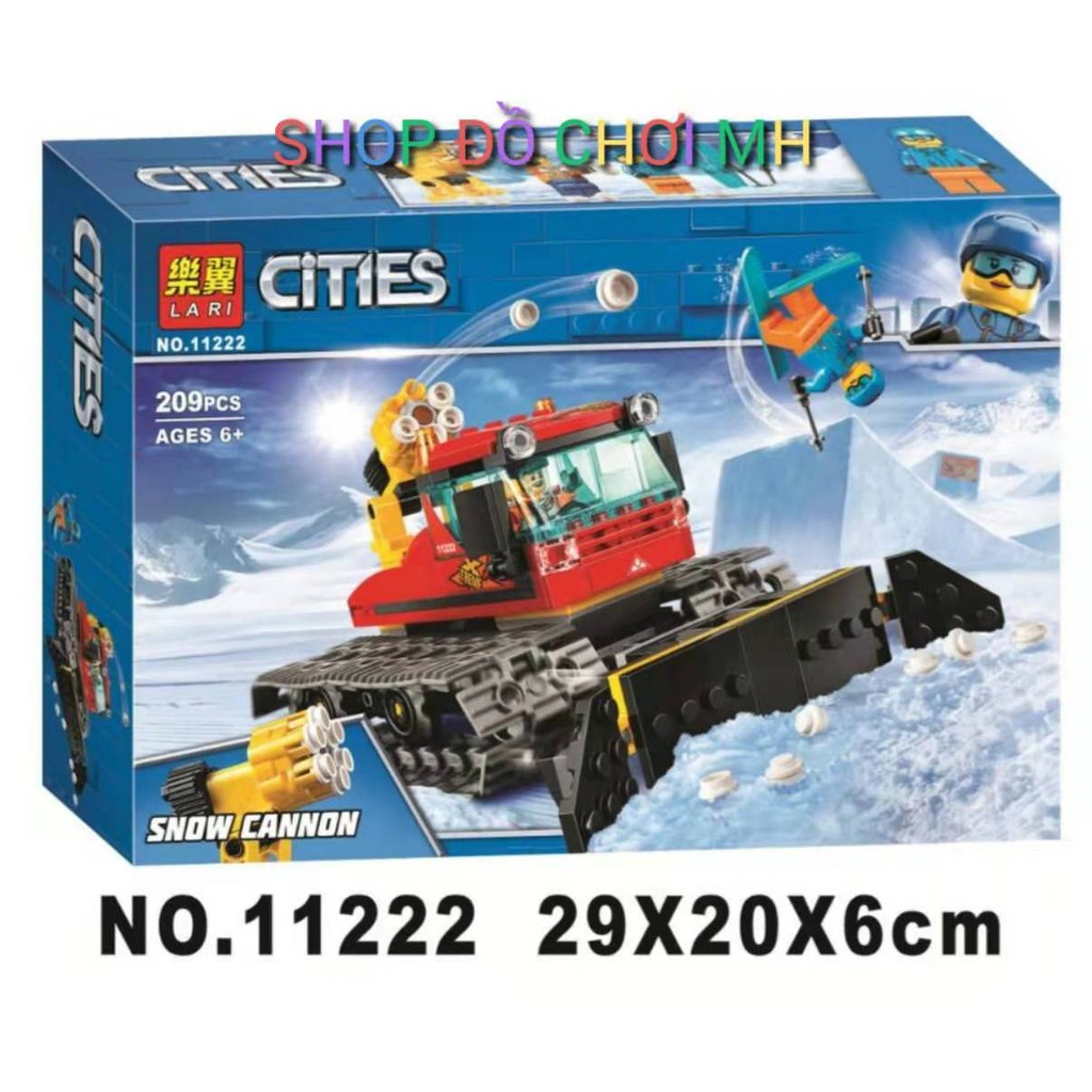 [mua 1 tặng 1] BỘ SƯU TẬP LEGO LẮP RÁP LARI CITIES