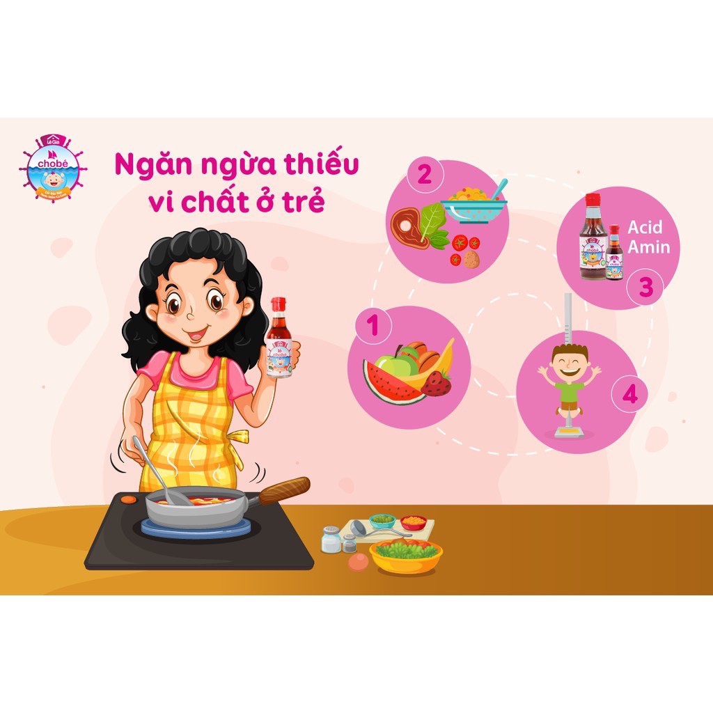 Nước mắm Lê Gia truyền thống nêm cháo, nấu món ăn cho em bé ăn dặm 60ml SAMI KIDS