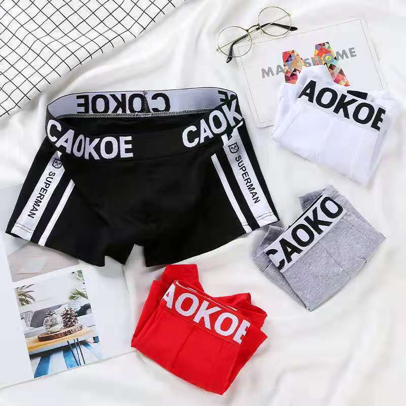 Quần Lót Boxer Thoáng Hơi Phong Cách Hàn Quốc Cho Nam