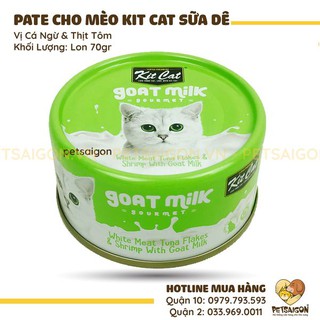 Pate Kitcat Goat Milk Cho Mèo