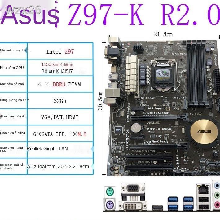 Gigabyte ASUS MSI tháo rời bo mạch chủ lớn B85-PROGAMER DDR31150 chân 1231V34590M2N