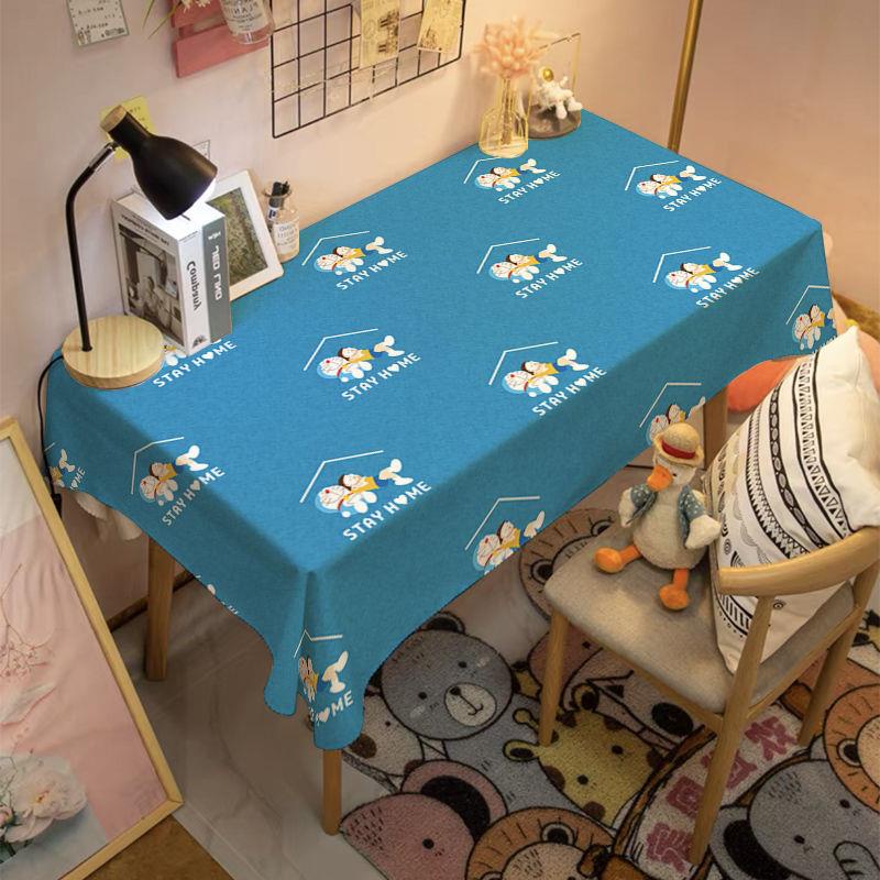 Khăn Trải Bàn Chống Bụi In Hình Doraemon Dễ Thương