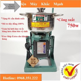 Máy xay thịt làm giò chả 750w tặng 1 cần đánh ruốc