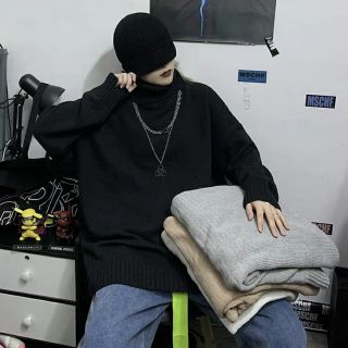 [ CÓ SẴN ] ÁO LEN CỔ LỌ UNISEX