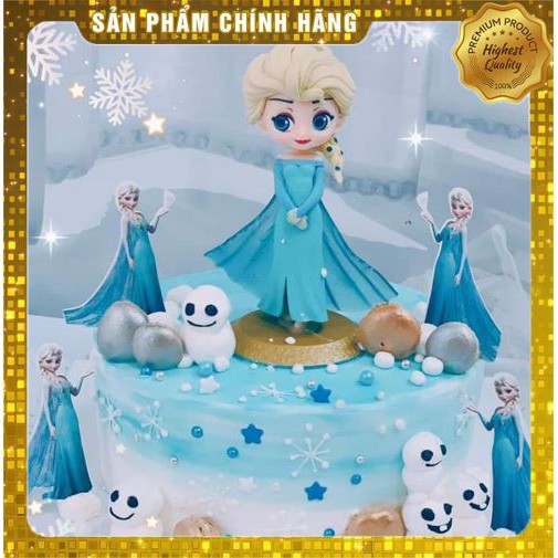 Búp bê ELSA trang trí bánh sinh nhật,trang trí bánh kem,làm đồ chơi,quà tặng cho bé gái