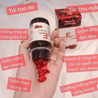 Vitamin E đỏ mirrolla Nga 270mg.
