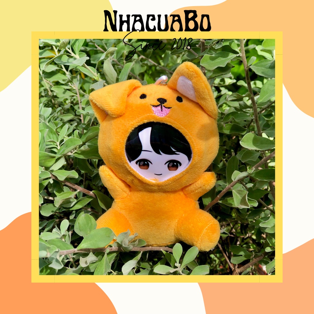 Gấu Bông In Ảnh Theo Yêu Cầu - Giá đã bao gồm ảnh - Chó con - Nhacuabo_since2018