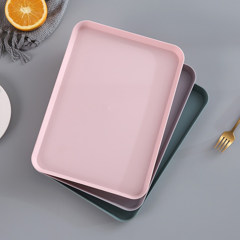 Khay đựng thức ăn OSSAYI chất liệu nhựa hình chữ nhật đa năng cho nhà bếp