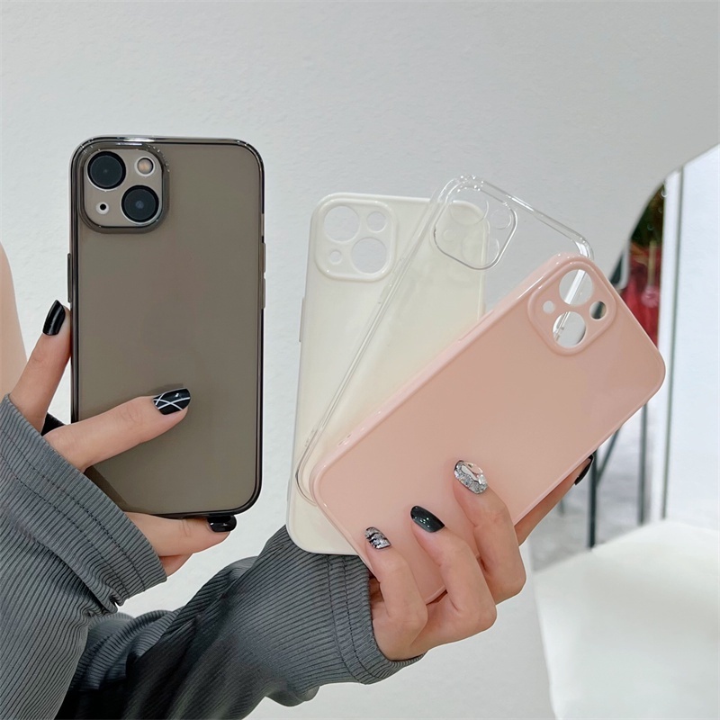 Ốp Điện Thoại Mềm Chống Rơi Cho iphone 15 pro max / 11 / 12 / 13 / 14 pro max xs xr xsmax i7 / 8plus