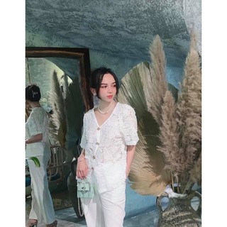 Vòng cổ CD ngọc trắng