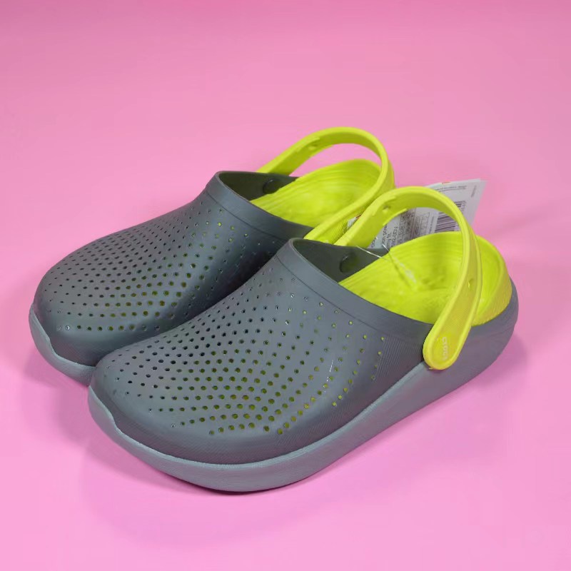 ☘ Dép Crocs Loại 3.0 Literide Kid (Tặng Jibbitz Sticker Full Box) - Cross, Dép Sục TN Medical