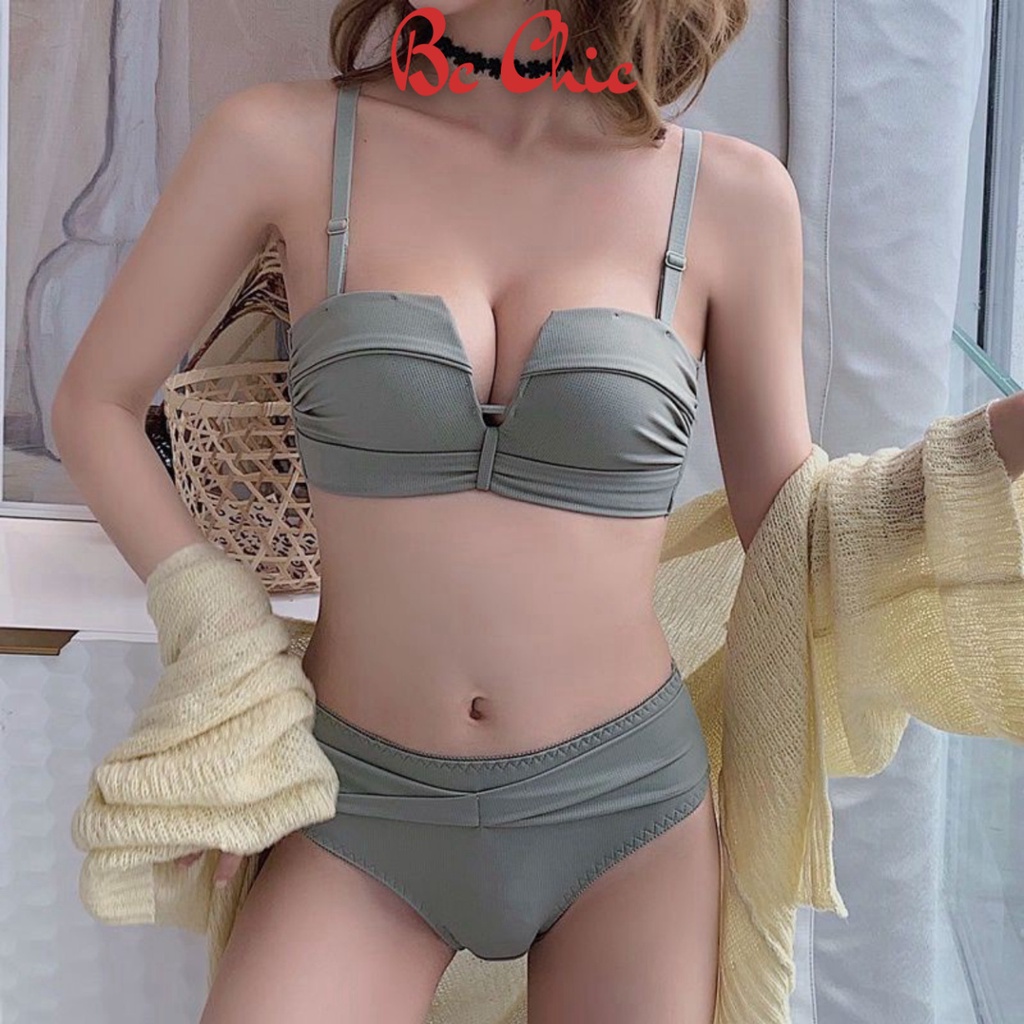 Áo Ngực Nữ - Áo Lót Nữ Đúc Su không gọng ngang nâng cực gợi cảm tôn vòng 1 quyến rũ mã A 21 BC_CHIC LINGERIE