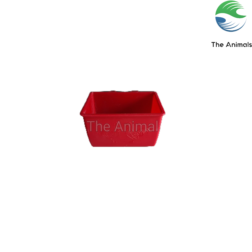 Máng ăn Thái cho bồ câu, gà tre, gà nòi (màu đỏ)