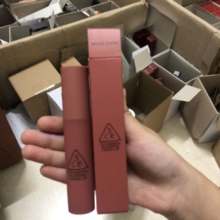 (CAM KẾT CHUẨN AUTH, TEM HIDDEN TAG) Son Kem 3CE Blurring Liquid Lip #Nude Scene – Màu Hồng Cam Nude