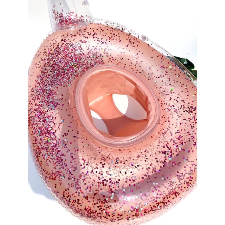 Phao bơi cho bé KOGANO phao bơi xỏ chân chống lật an toàn trẻ em đuôi cá họa tiết kim sa độc đáo SS-001427