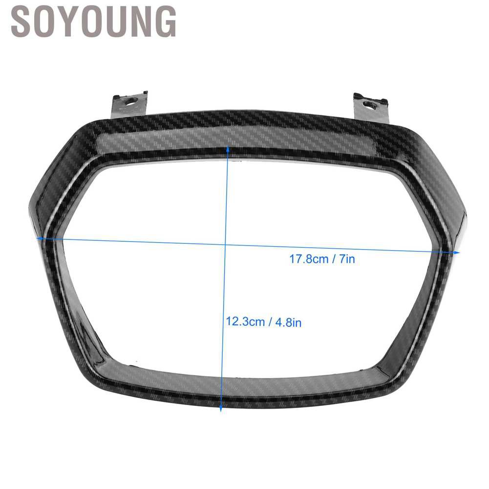 Soyoung ABS Headlight Guard Cover Bezel Protection Fit for VESPA Sprint 125/150 2017-2020