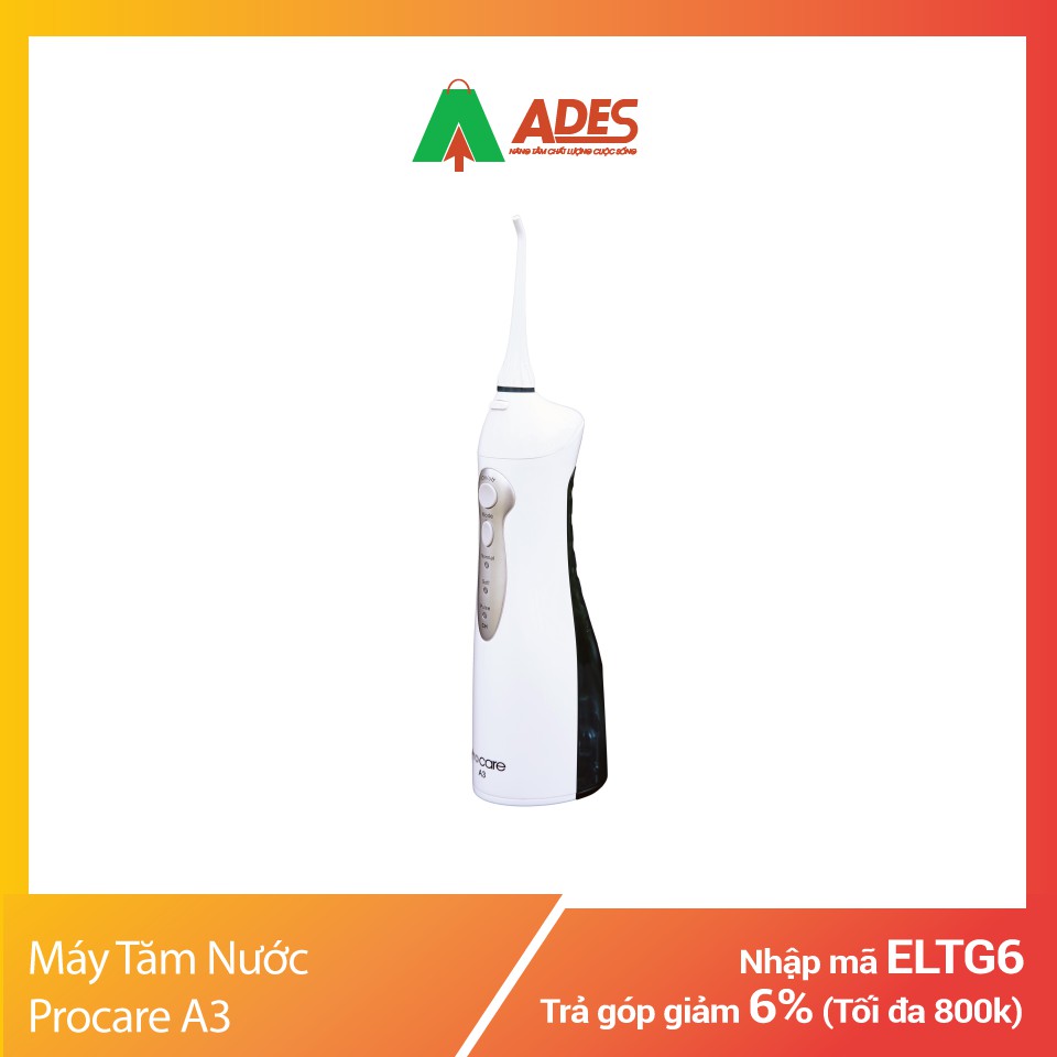Máy tăm nước Procare A3 | Tặng ngay 01 mặt nạ  Wonjin chính hãng