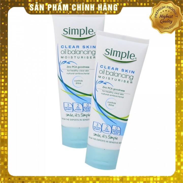 [Hot] Kem dưỡng ẩm Simple Clear Skin Oil Balancing Moisturiser